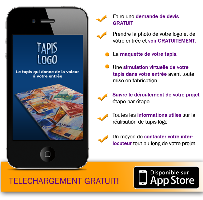 Application iphone Tapis Logo